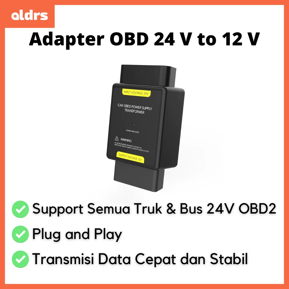 Adapter OBD2 24V to 12V